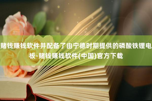 赌钱赚钱软件并配备了由宁德时期提供的磷酸铁锂电板-赌钱赚钱软件(中国)官方下载