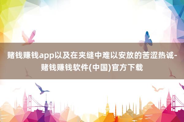 赌钱赚钱app以及在夹缝中难以安放的苦涩热诚-赌钱赚钱软件(中国)官方下载