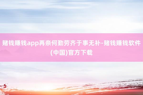 赌钱赚钱app再奈何勤劳齐于事无补-赌钱赚钱软件(中国)官方下载