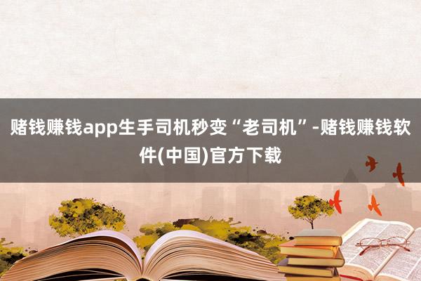 赌钱赚钱app生手司机秒变“老司机”-赌钱赚钱软件(中国)官方下载